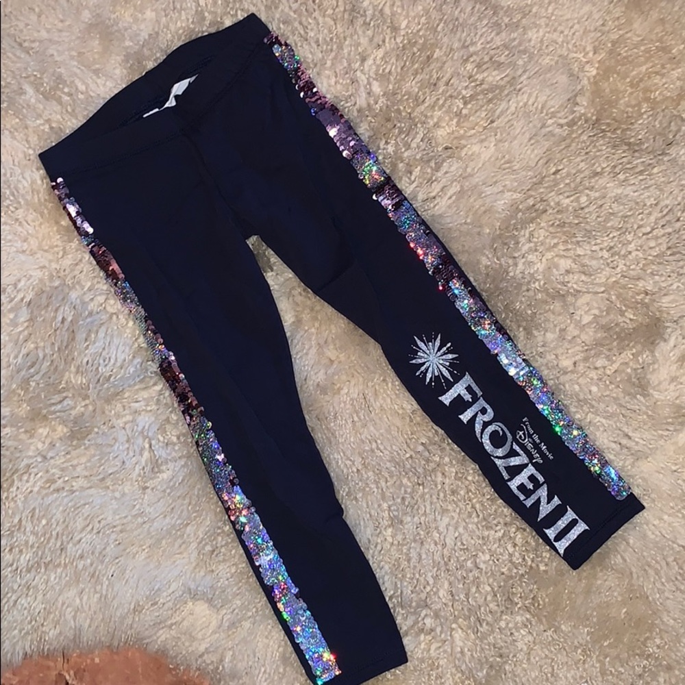 H&M girls frozen movie leggings size 5-6y